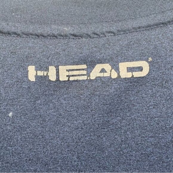 Head Mens T-Shirt 3XL V-Neck Hypertek Dark Blue Athletic - Picture 6 of 6